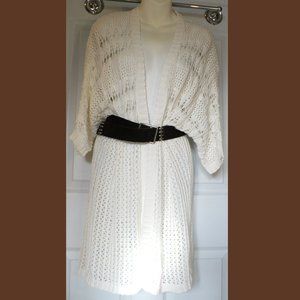 Genuine Italian Leather Brown Suede Belt